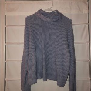 Purple Turtleneck Sweater